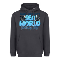 Smoke Whale Hello There Sea World Birthday Boy Heavyweight Hoodie - CowhideDigitalArt