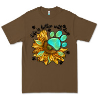 Cacao life is better with dogs Premium Tee - NancyCooperArtShop