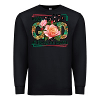 Black With god all things are possible leopard frame Premium Sweatshirt - LillyAllenDesigns