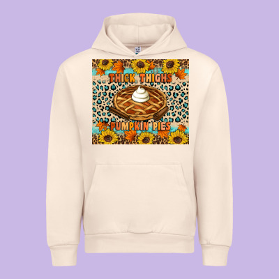Thick Thighs Pumpkin Pies Urban Hoodie Designed By Artiststas