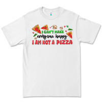 White i cant make everyone happy i an not a pizza Premium Tee - MaliasSmallBusiness