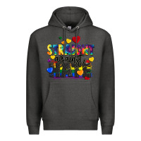Charcoal Heather straight against hate Premium Hoodie - FaDigitalArtStudio