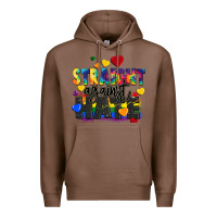 Chestnut straight against hate Premium Hoodie - FaDigitalArtStudio