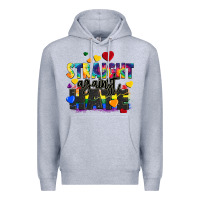 Heather Grey straight against hate Premium Hoodie - FaDigitalArtStudio