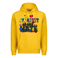 Lemon straight against hate Premium Hoodie - FaDigitalArtStudio