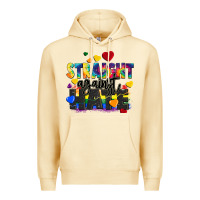 Pina Colada straight against hate Premium Hoodie - FaDigitalArtStudio