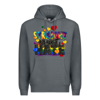 Rock straight against hate Premium Hoodie - FaDigitalArtStudio