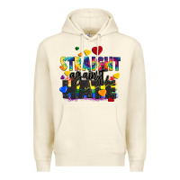 Sandshell straight against hate Premium Hoodie - FaDigitalArtStudio