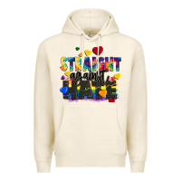 Tofu straight against hate Premium Hoodie - FaDigitalArtStudio
