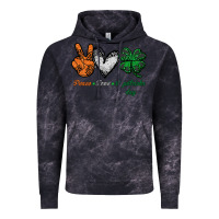 Cloud Black peace love st patrick's day Vintage Hoodie - Bettercallsaul