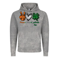 Cloud Rock peace love st patrick's day Vintage Hoodie - Bettercallsaul