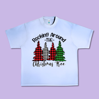 Rockin' Around The Christmas Tree Urban Heavy Tee Designed By Bettercallsaul