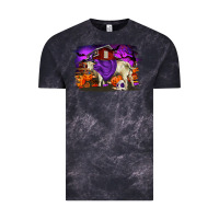 Cloud Black Charolais Bull Halloween Vintage Tee - RanaPortraitStore