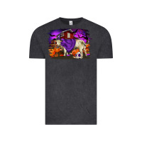 Vintage Black Charolais Bull Halloween Vintage Tee - RanaPortraitStore