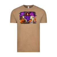 Vintage Coffee Charolais Bull Halloween Vintage Tee - RanaPortraitStore