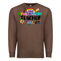 Chestnut Kindergarten Teacher Life Premium Sweatshirt - LillyAllenDesigns