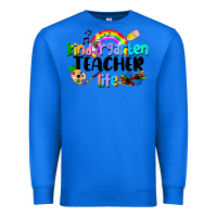 True Royal Kindergarten Teacher Life Premium Sweatshirt - LillyAllenDesigns