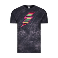 Cloud Black Pink Serape Lightning Vintage Tee - Bettercallsaul
