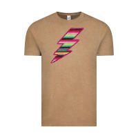Vintage Coffee Pink Serape Lightning Vintage Tee - Bettercallsaul