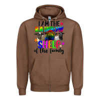 Chestnut I am the rainbow sheep of the family Zipper Hoodie - FaDigitalArtStudio