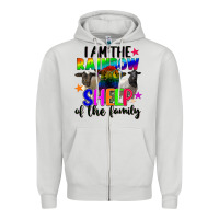Dove Grey I am the rainbow sheep of the family Zipper Hoodie - FaDigitalArtStudio