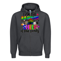 Smoke I am the rainbow sheep of the family Zipper Hoodie - FaDigitalArtStudio
