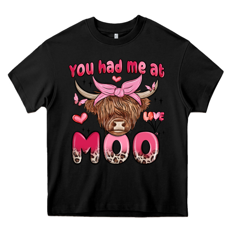 You Had Me At Moo Heavy Core Tee by MaliasSmallBusiness | Teevron