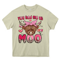 Mossy you had me at moo Heavy Core Tee - MaliasSmallBusiness
