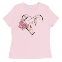 Bubblegum Pink phlebotomy add your name Ladies Tee - MaliasSmallBusiness
