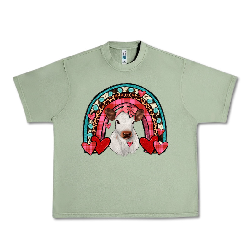 Valentines Heifer Rainbow Urban Heavy Tee by JahusDesignShop | Teevron