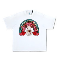 White valentines heifer rainbow Urban Heavy Tee - JahusDesignShop