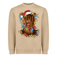 Mushroom christmas heifer cow gnome Heavyweight Sweatshirt - CowGirlArtShop