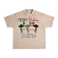French Oak Merry Flocking Christmas Urban Heavy Tee - Bettercallsaul