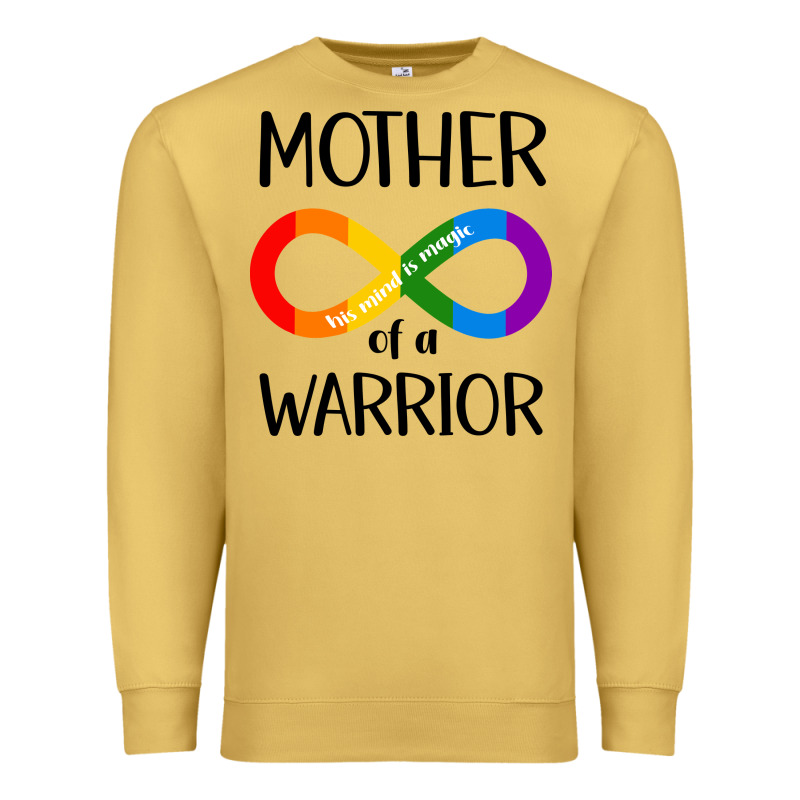 Mother Of Warrior Premium Sweatshirt by CowhideDigitalArt | Teevron