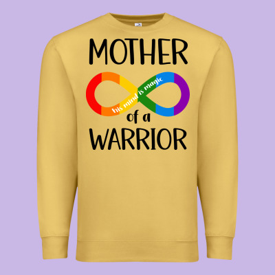 Mother Of Warrior Premium Sweatshirt Designed By Cowhidedigitalart