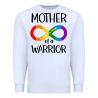 White Mother Of Warrior Premium Sweatshirt - CowhideDigitalArt
