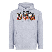 Heather Grey baddas mama Heavyweight Hoodie - CowhideDigitalArt
