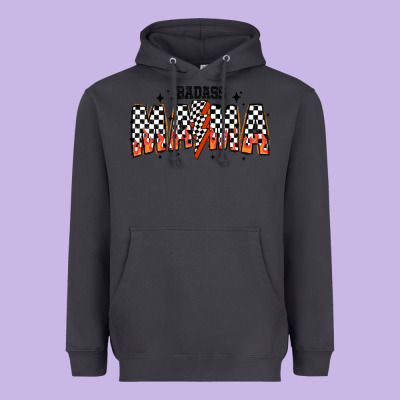Baddas Mama Heavyweight Hoodie Designed By Cowhidedigitalart