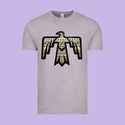 Western Green Aztec Thunderbird Vintage Tee Designed By Bettercallsaul