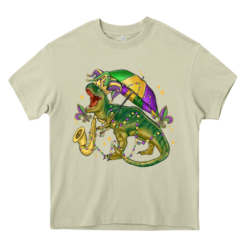 Mardi Gras Tree Rex Heavy Core Tee by MaliasSmallBusiness | Teevron