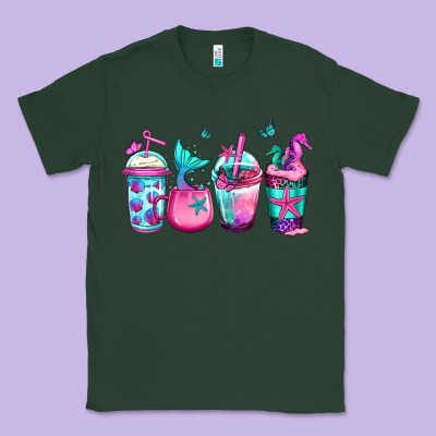 Mermaid Underwater Coffee Classic Tee Designed By Jasminsmagicworld