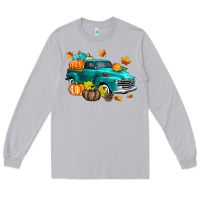 Moon Dust Fall Farm Truck Long Sleeve Tee - texasbilliewilder