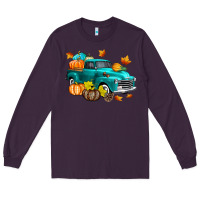 Plum Fall Farm Truck Long Sleeve Tee - texasbilliewilder