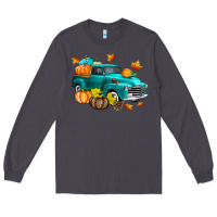 Smoke Fall Farm Truck Long Sleeve Tee - texasbilliewilder