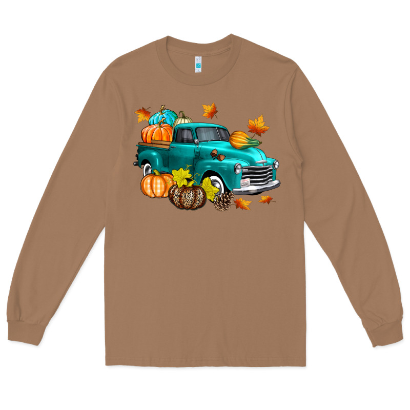 Fall Farm Truck Long Sleeve Tee by texasbilliewilder | Teevron
