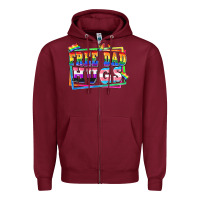 Free Dad Hugs Pride Zipper Hoodie | Teevron