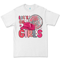 White let s go girls Premium Tee - MaliasSmallBusiness