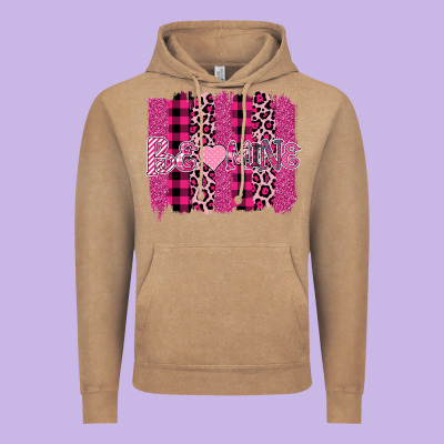 Valentine's Day Be Mine Vintage Hoodie Designed By Bettercallsaul