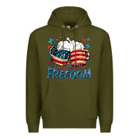 Army Green Tastes like freedom Premium Hoodie - FaDigitalArtStudio