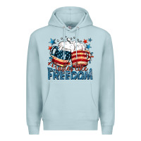 Blue Mist Tastes like freedom Premium Hoodie - FaDigitalArtStudio